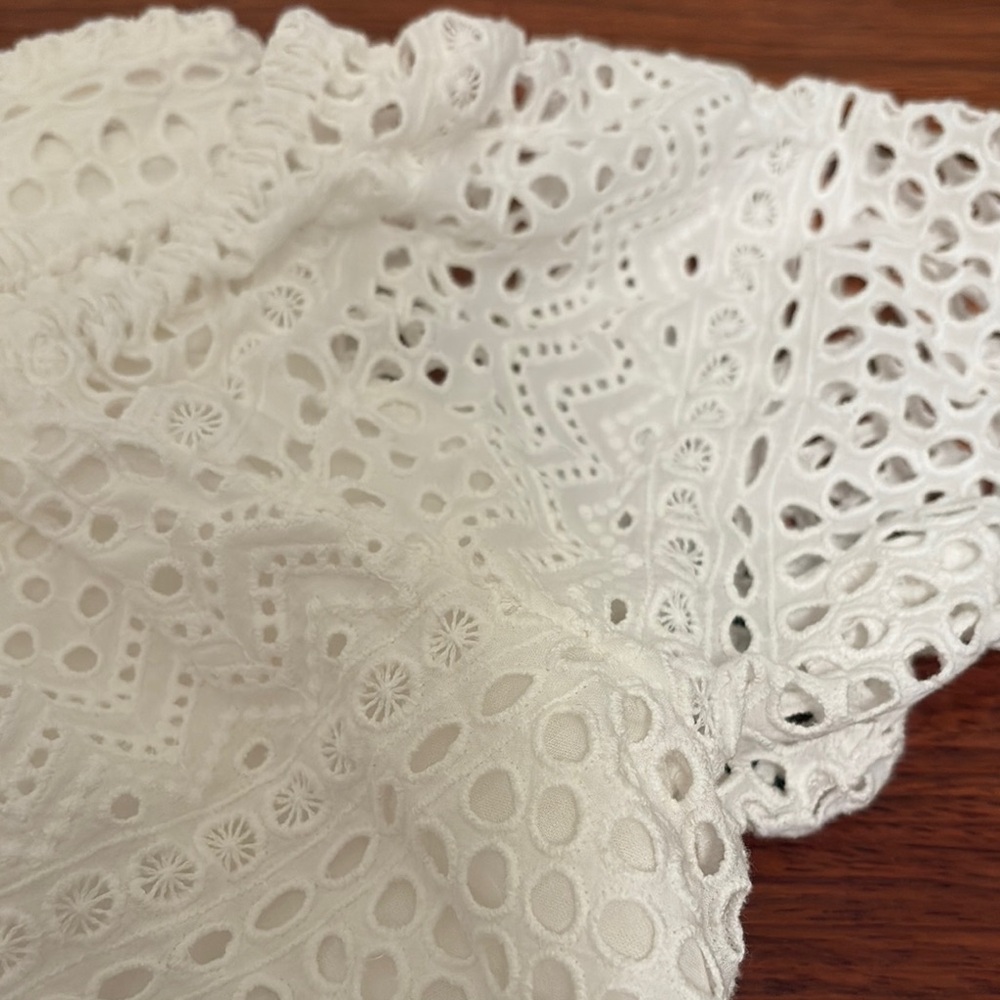MICHAEL Michael Kors White Eyelet Top - Picture 5 of 5